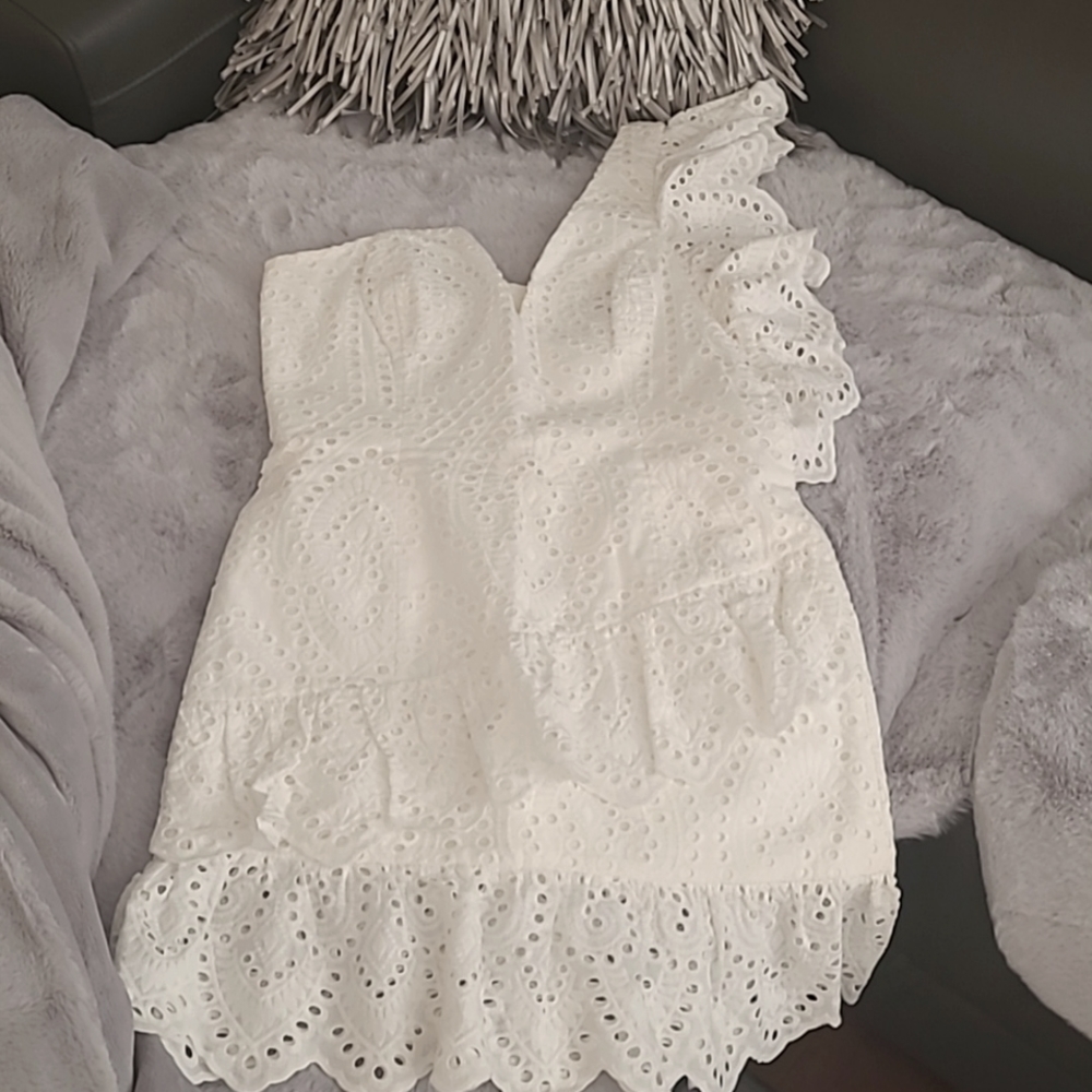 Bardot Embroidered Dress